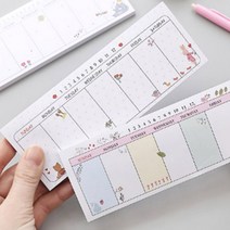 한장씩떼어쓰는 주간업무일지 오늘공부플래너 하루계획표 투두리스트 운동일지 미니