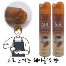 힘찬쇼핑_ 1+1 카페 커피향 헤이즐넛방향제 스프레이 방냄새 화장실향수 추천 불쾌한냄새제거, 기본