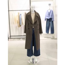 나이스클랍 더블 여밈 롱 코트 N224XWCB77(2296098)