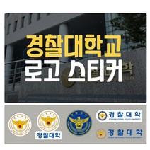 경찰대학교 로고 차량용 포인트 스티커 데칼 스킨, 3번(중형-투명)