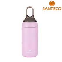 SANTECO 요가 이중진공 보온보냉병, 핑크, 350ml