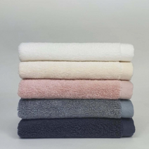 리빙유진 친환경 모달 어린이집 고리수건 60g 5장 유치원수건, 인디핑크, 모달 핸드 무지타올60g 5장
