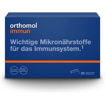 Orthomol 오쏘몰 이뮨 Immun Vitamin 과립형 오렌지 30일, 1개