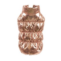 애견옷 반려견옷 애견의류 예쁜 강아지의류 작은 큰 개를 위한 디자이너 개 옷 두꺼운 플러시 방수 겨울 옷 2020 요크 치와와 퍼그, S, Sleeveless Gold