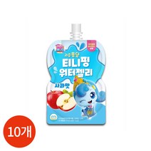 캐치티니핑 과즙퐁당 워터젤리 사과맛 110ml x 10개입, 단품