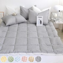 와플체크 시어서커 여름 요토퍼 6colors, 레몬샤벳