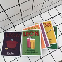 LEON 레옹 노트 책 북 인테리어 소품샵 촬영 감성 잡지 홈 카페 스튜디오 소품 용품, 퍼플