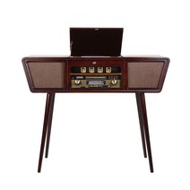 엔틱 진공관오디오 턴테이블 블루투스 CD 라디오 카세트테이프 i9100V 올인원오디오, i9100V 진공관