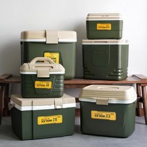 코멕스 아이스탱크 밀리터리그린 캠핑 쿨러 아이스박스, 밀리터리그린_23L