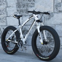 입문용 팻 바이크 다운힐 로드 바이크 펫 자전거 오프로드 초경량 20 24 26인치 7컬러, 오렌지-27단-26인치