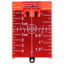 녹색적색 레이저 레벨용 1pcs 11.5cmx7.4cm 인치cm 레이저 대상 카드 플레이트, 그물, 1개