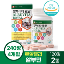 캐나다 알부민 1650mg 120정 2개월분 2통