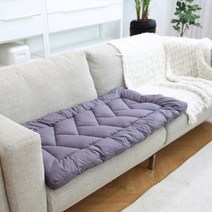 [갤러리데코] 프리미엄 누볼라 순면 토퍼 소파패드 2인(65x120cm)