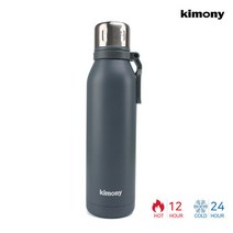 키모니 에포트 진공 텀블러 700ml/자전거 등산 차량용, 색상:KD858그레이, 단품