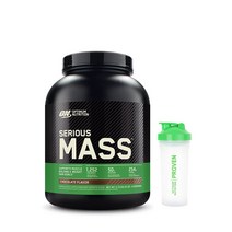 전용쉐이커 증정 [한국공식판매] 옵티멈 시리어스매스 2.72kg 초코맛 게이너 유청 단백질 헬스보충제, 1개