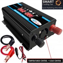 수정 된 사인파 피크 1000W 12V 220V/110V LED 자동차 전원 인버터 변환기 충전기 어댑터 듀얼 USB 전압 변, 01 110V