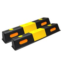 DK 친환경인증 PE 카스토퍼 DK107-G 주차블럭 2개 1세트, 실외설치용(아스팔트용)