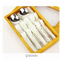 [골든벨금속] 아리 레이저 부부수저 세트, 상세 설명 참조