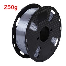 실크 PLA 필라멘트 승화 제품 1.75mm 반짝이는 3D 프린터 재료 250G Pla 플라스틱 실키 메탈-라이크 실버 골드 레인보우, 01 01 Silver- 250g