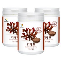 제주 감태환 230g 3병 국내산 제주감태 바다감태 분말 감태정 다시마목 미역과 알긴산 요오드 칼륨 화학첨가물NO, 3개