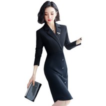 데스크유니폼 실장 사무직 안내데스크 아나운서룩 근무복 7부 A16