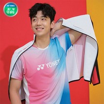 요넥스 221TS015M 남성 배드민턴 반팔 티셔츠 핑크