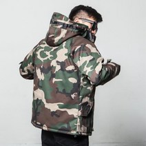 차쿠 남성 카모 누빔솜 야상 점퍼