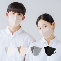 에이앤피 KF94 새부리형 마스크 50매, 소형, 라이트그레이