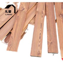 방부목기둥 DIY 기둥 각목 목재 데크 고정 펜스 휀스 탄화목 화단, 1.8cm두께x3.5cm너비x4m길이(용골)