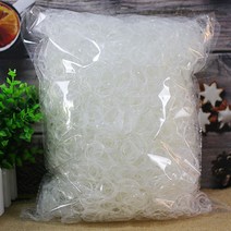 대용량 화려한 칼라 탄탄 고무줄 밴드 5000개 10000개, 5. 투명 종합(대) 1kg