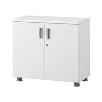 알펜 2단 올문장 APC 217(사무용 책장 캐비넷 2단장), 가로800 X 폭400 X 높이720:화이트
