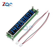 녹음차단기 rf 신호 주파수 카운터 테스터 0.1mhz 60mhz 20mhz 2400mhz 2.4ghz 8 자리 led 디지털 cymometer 주파수 측정기 감지기 184, 파란색