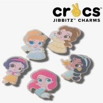 크록스 [크록스 본사] 지비츠™ 디즈니 프린세스 LED 5pack