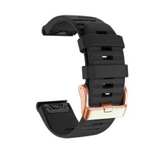 Garmin Fenix 6s Pro 5s Plus 7s 스트랩 팔찌 20mm 실리콘 시계 밴드 하강 Mk Instinct 2S D2 Delta S QuickFit Correa, Black 2_For Fenix 5S Plus