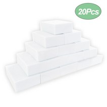스펀지 주방 욕실 액세서리용 멜라민 매직 스폰지 흰색 청소 10x6x2cm 10 20 50 개, 2.2pcs