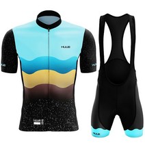 자전거복 봄 여름 싸이클 라이딩 의류 HUUB 남자 사이클링 저지 세트 여름 자전거 의류 유니폼 Maillot Ro, 04 Pic Color