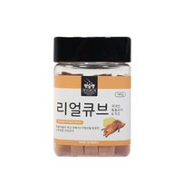 [천삼백케이] [피엠에스] 강아지간식 펫슐랭 리얼큐브 토종오리 치즈 180g 2개, 단품
