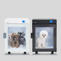 붐펫 펫드라이룸 K100 소형 강아지 고양이 드라이기 (화이트 다크그레이) 43934, 화이트