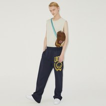 [NOHANT] UNIVERSITY VINTAGE PRINTING SWEATPANTS NAVY 271545