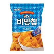 팔도 비빔칩 시그니처 스낵, 80g, 1개