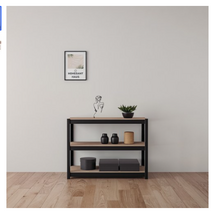 홈던트 하우스 철제 스탠드선반 3단 1200 x 400 x 600 mm, 블랙