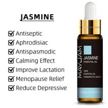 퓨어 플랜트 가습기 에센셜 오일 10ml 민트 라벤더 티 트리 로즈 바닐라 샌달우드 재스민 네이처, Jasmine