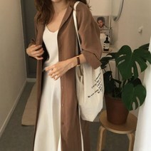 원피스 원피스형 블라우스 롱남방 롱셔츠 허리끈 가디건 hb151ea