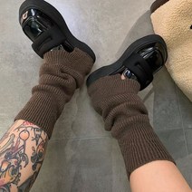 레그워머 jk 솔리드 컬러 부츠 힙 다리 발토시 니트 커버