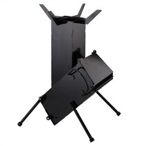 화목 난로 캠핑 농막 불멍화로대 미니화로 펠렛 펠릿난로 보일러 휴대용 장작 난로 야외 피크닉 로켓 난로 캠핑 낚시 장작 난로 가정용 미니 굽기 난로 높이 49 cm, 없음