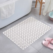 오산다 미끄럼방지 욕실매트, 화이트
