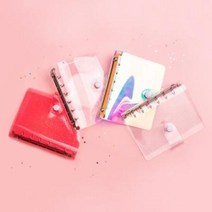 루카랩 미니 다이어리 PVC 커버 6공, 홀로그램, 1개