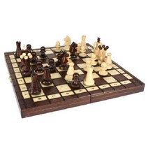 [웹피북] 폴란드 원목 체스 정품 /킹스스몰버네드 체스 (kings small burned) 원목/폴란드정품/보드게임/두뇌계발/인성개발/가족놀이/선물용
