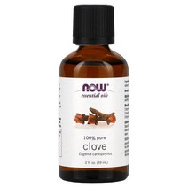 NOW Foods 에센셜 오일 정향 59ml(2fl oz), 2 액상 온스