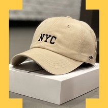 [플렉스온] NYC 1987 레터링 자수 야구모자 데일리 모자 볼캡 연예인볼캡